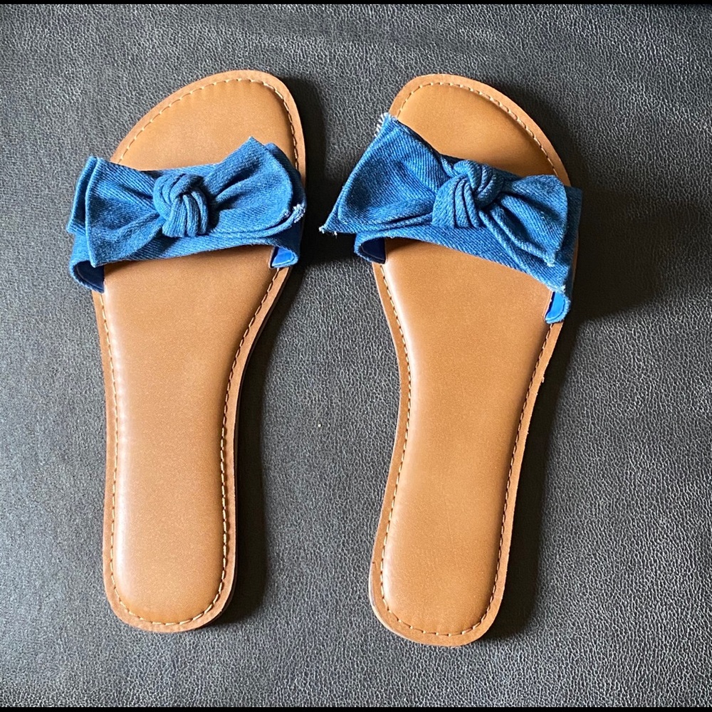 Jean sandals